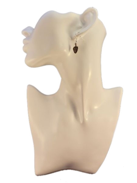 Erdbeer Ohrringe Vintage Optik strawberry fruit